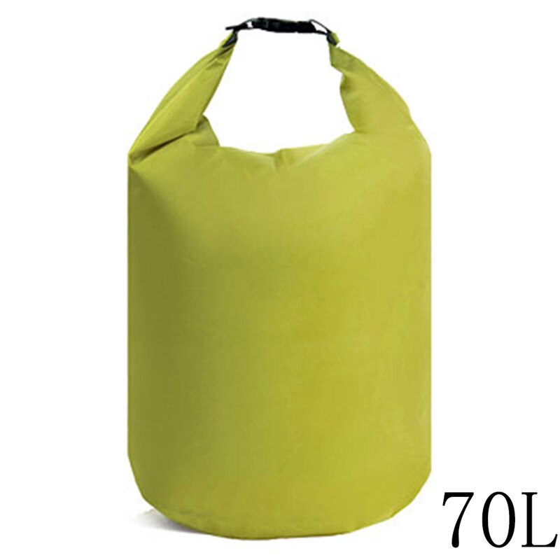 40L 70L Wasserdichte Dry Bag Pack Sack Schwimmen Rafting Kajak Fluss Trekking Schwimm Segeln Canoing Bootfahren Wasser Widerstand: 70L Pea Green