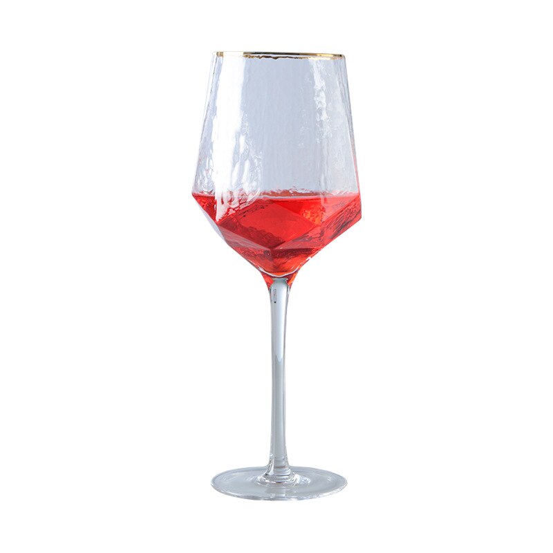 Golden edge Wine Glass Wedding Glasses Champagne Flutes Crystalline Wine Cup Exqusite Life Home Decoration Party