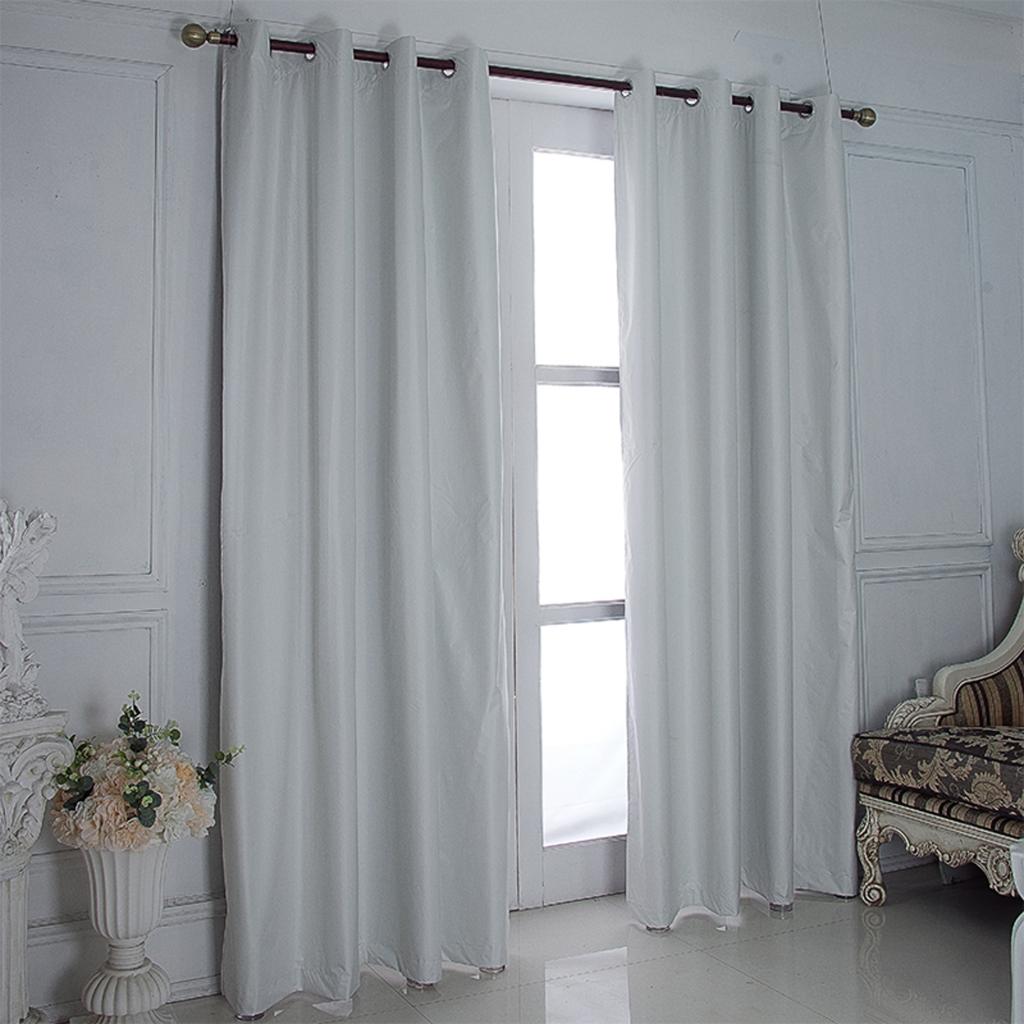 Solid Waterproof Window Blackout Curtain Outdoor/Indoor Panel Patio Blackout Drape UV Privacy For Kitchen Bedroom Living Room