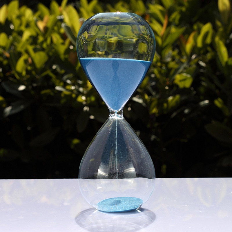 Reloj de arena de 5 minutos, contador de tiempo de arena, temporizador de cuenta, , decoración del hogar, Color aleatorio