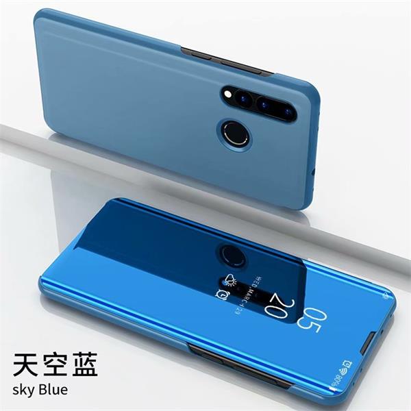 For Huawei Honor 10i Case Luxury Smart Mirror Flip Clear View Cover On Honor10i HRY-LX1T Accessory For Honor 20i Fundas Coque: Honor 20i / Blue