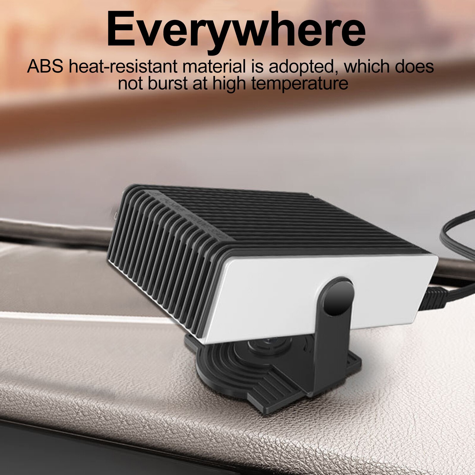 12V/24V 150W riscaldatore per auto riscaldamento elettrico ventola di raffreddamento mini scaldino a basso rumore dispositivo di raffreddamento scongelamento del vento parabrezza disappannamento