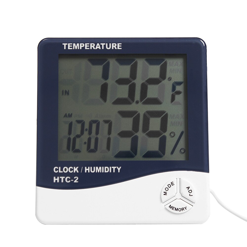 HTC-2 Digital Humidimeter Thermometer Multifunctional Waterproof Probe Thermometer