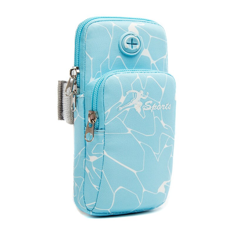 BGreen étanche sport cellule téléphone portable sac en cours d'exécution téléphone sac cyclisme randonnée coque de téléphone Fitness Gadget carte support de pochette: For 4.0 to 5.5 Inch / Blue