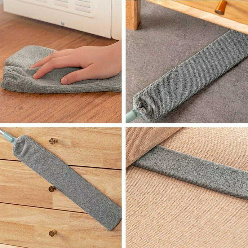 Mopa de mango largo reutilizable para limpieza del hogar, cepillo de limpieza, mopa de mango largo, herramientas de limpieza para el hogar, cepillo para barrer, Plumeros