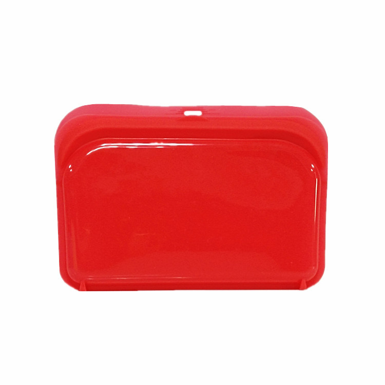 Silikoneposer for Matoppbevaring - Stor Kapasitet Gjenbrukbare - Lukt- og Temperaturbestandige: Rød / 60*45*30cm