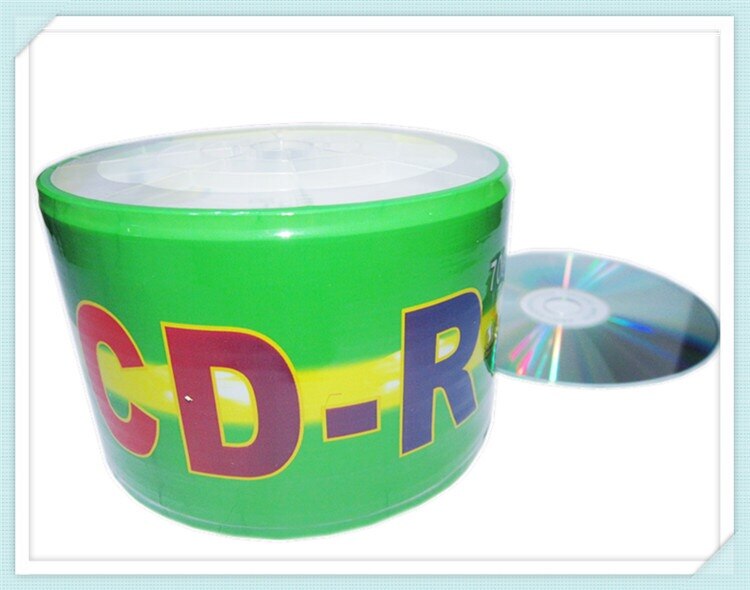 Disco de CD-R imprimible, 50 discos, Grado A, 700 MB