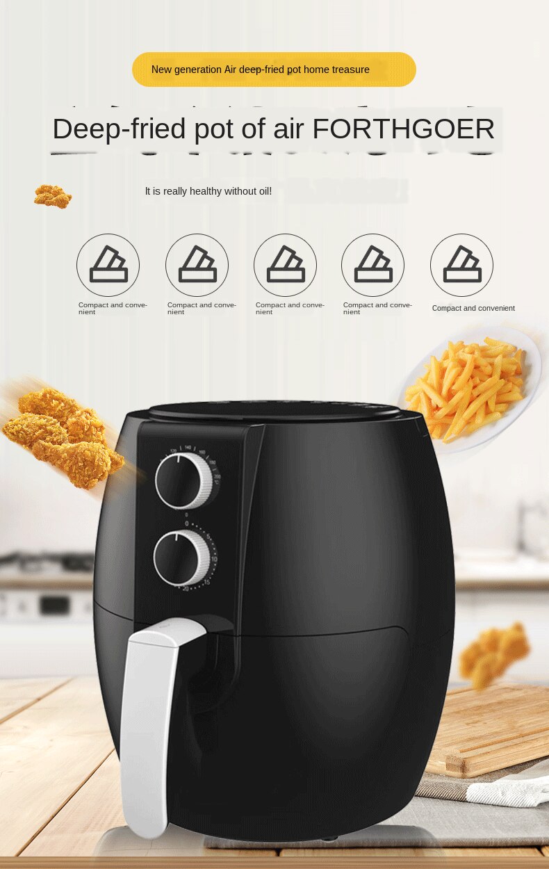 Air Deep-Fried Pot Deep Frying Pan Deep-Fried Pot Chips Machine