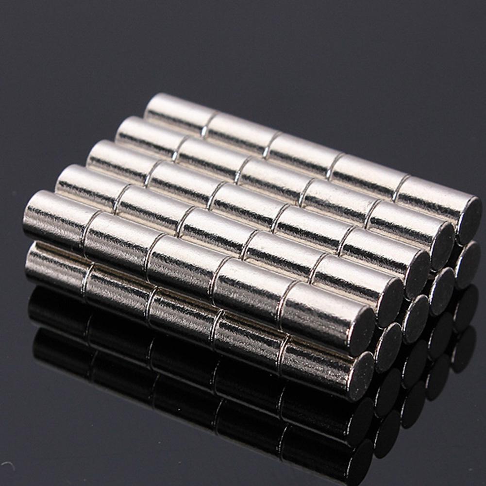 50 stuks 4x6mm N52 Super Sterke Cilinder Blokken Zeldzame Aarde Neodymium Magneten