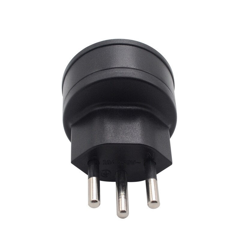 European France TO Swiss plugs Travel Adapter 3 pin plug 10A 250V Power Plug EU to Switzerland Electrical Plug