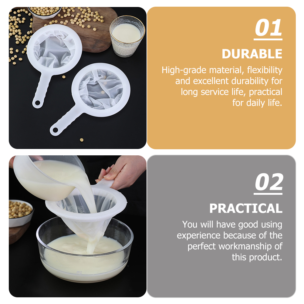 Ultra Fine Mesh Strainer Nut Strainer Fine Mesh Sieve Kitchen Strainer