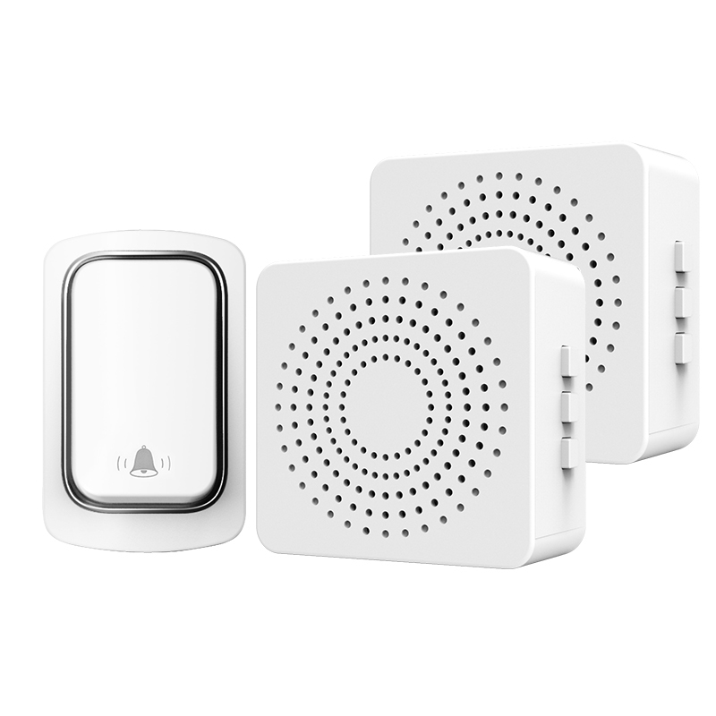 SIXWGH Outdoor Wireless Doorbell Home Welcome My Melody Bell NO Battery Required Waterproof House Door bell: Gold