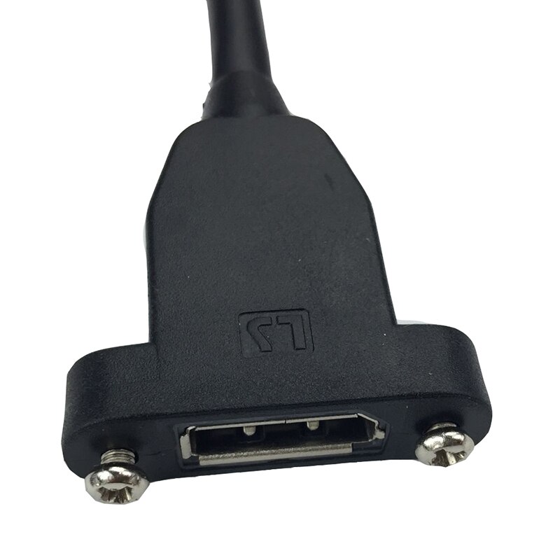 4K Displayport extension cable cord 1.2 DisplayPort Panel Mount Cable extender passive