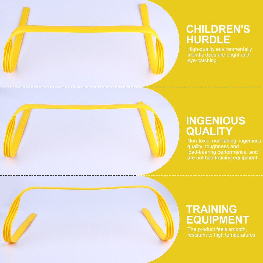 4Pcs Football Training Equipment Small Training Hurdles Speeds Hurdles for Kids