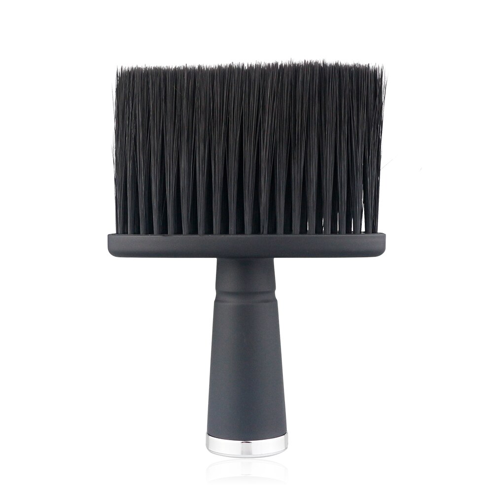 Hair Brush Soft Neck Face Duster Brush Hairdressing Hair Cutting Cleaning Brush Hair Styling Tool Barber Neck Brush: black