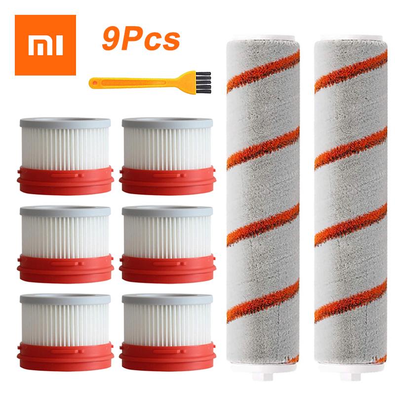Xiaomi-Kit de filtros para aspiradoras Dreame V10 V9 V9B, accesorios para aspiradoras de mano, cepillo de mopa con rodillo y filtro Hepa Universal