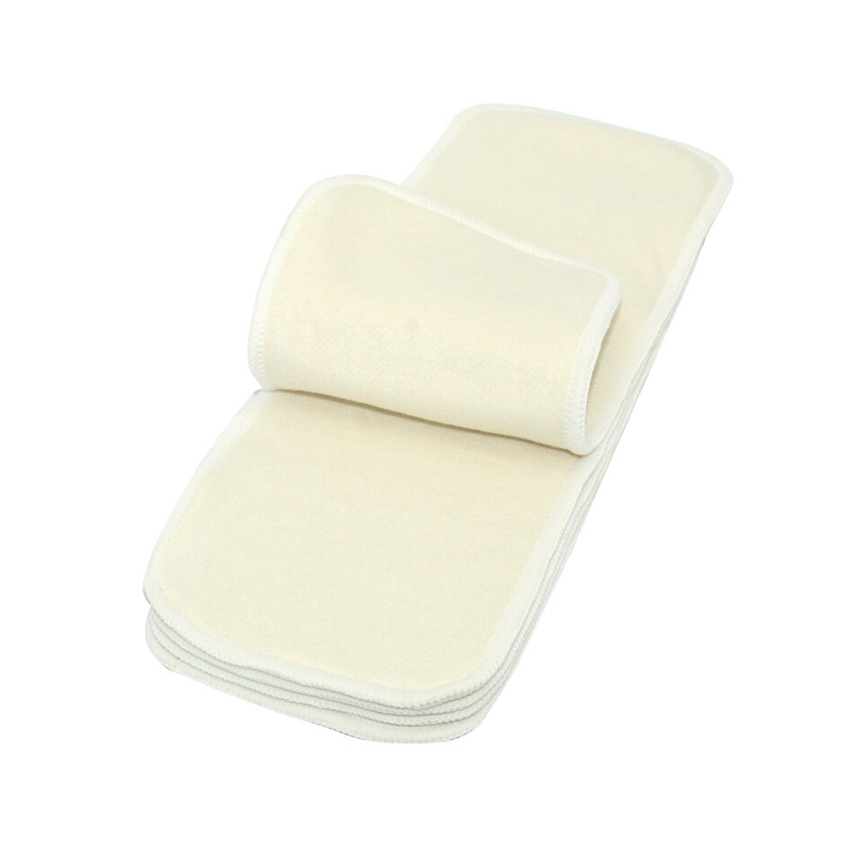 WizInfant 5 /10pcs 3 couches En Coton Chanvre Insert de Couche, Couche tampon, Booster pour Onesize Couche-Culotte Couche-Culotte 36x14cm