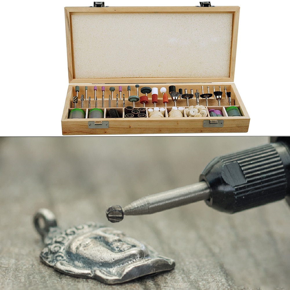 228pcs Electric Mini Drill Bit Kit Abrasive Rotary Tool Accessories Set for Dremel Sanding Polishing Cutting Engraving Tool Head