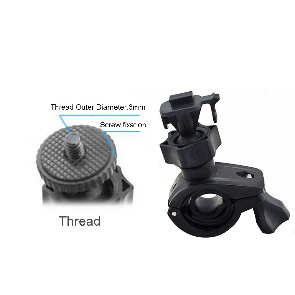 360 Degree Rotating Driving Interior Mirror Screw Fasten DVR Support Car Rearview Mount Holder Dash Cam Stable Shockproof: Short  Thread