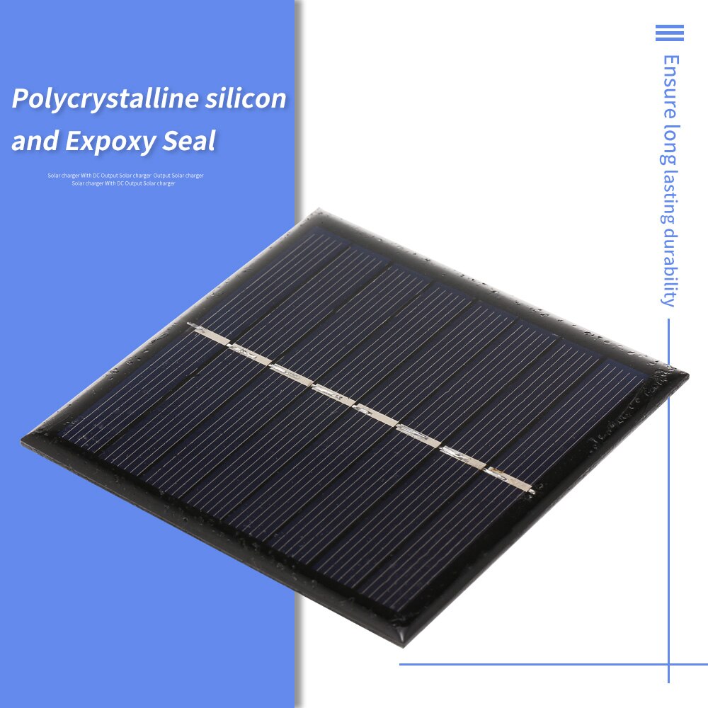 Smart Solar Batterij Carger 1 W/4 V Solar Charger voor 1.2 V AA Oplaadbare Batterij Polykristallijne Epoxy Solar panel Draagbare