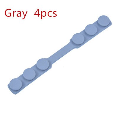 1/4 pièces réglable anti-dérapant masque oreille poignées Extension crochet masques faciaux boucle support ajustement masque étendre ceinture oreille crochets: 4Pcs gray