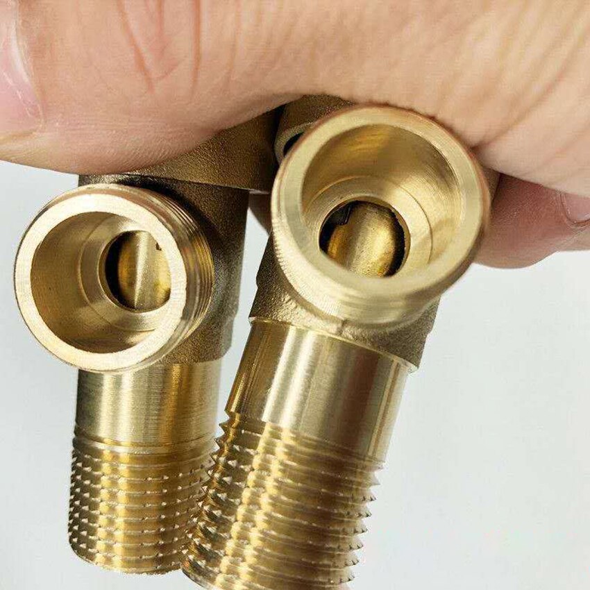 Brass Angle Stop Valve Shut Off Valve G1/2 / Cold Water Switch Valve for Water Sink Bathroom Toilet Kitchen Shower Plumbing