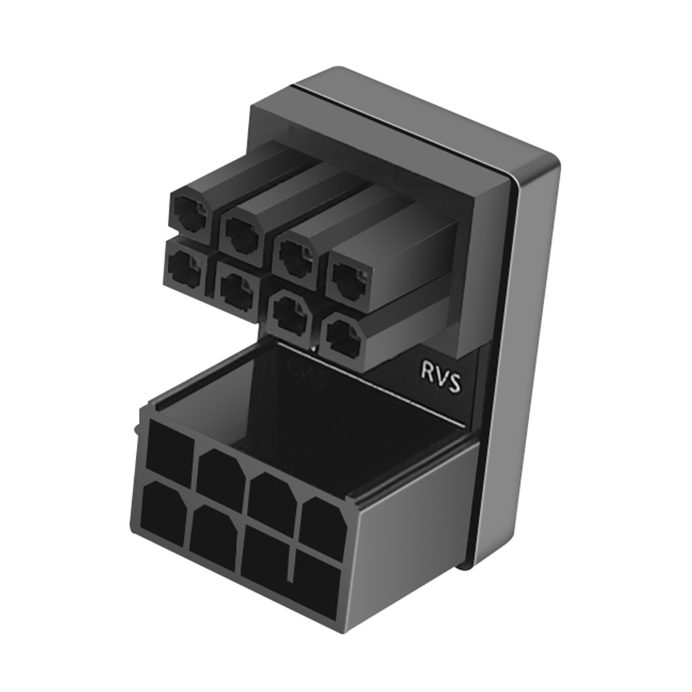 ATX GPU Adapter Elbow Head GPU Power Steering Connector 180 Degree Angled Power Steering Connector for Desktop Video Card GPU: Blue