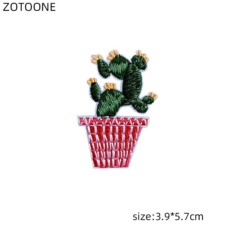 Zotoone Geborduurde Badge Ijzer Op Veer Patch Warmteoverdracht Voor Kleding Jeans Diy Kameel Cactus Patches Voor Kinderen Tas Applique E: Colorful