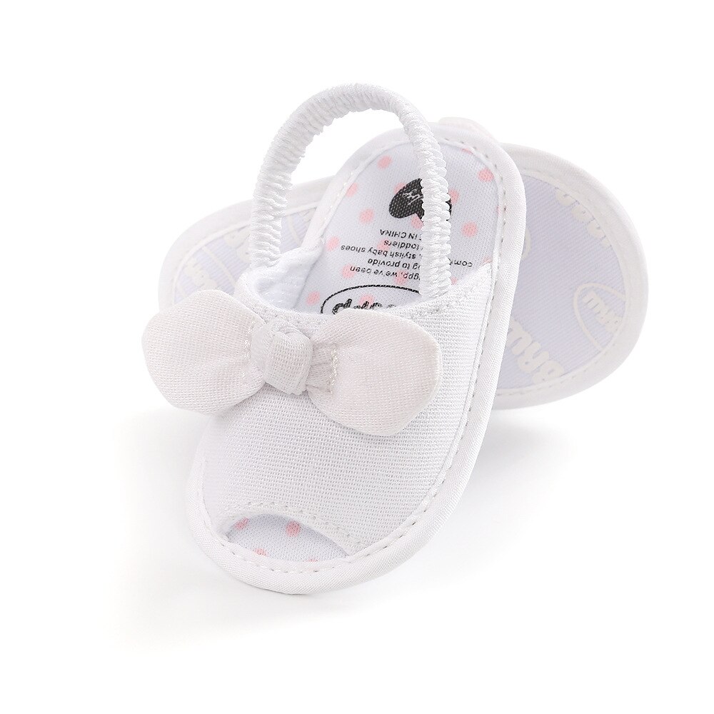 Sommersandalen für babys und kleinkinder, niedliche schleife, prinzessinnen-Entwurf, weich, atmungsaktiv, erste lauflernhilfen