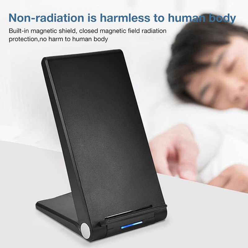 Qi Draadloze Oplader Stand 15W Snel Opladen Voor Huawei Mate 20 Pro Samsung Note 10 Draadloze Lading Pad Voor iphone 11 Pro X Xs Xr