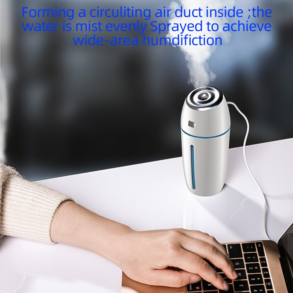 Luftfukter diffuser husholdning ultralyd luftfukter aromaterapi humificador for bil skjønnhet olje dampet ansikt kontor hjem