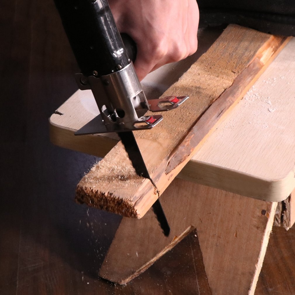 Reciprocating Saw Attachment Change Electric Drill Into Reciprocating Saw Jig Saw Metal File For Wood Metal Cutting