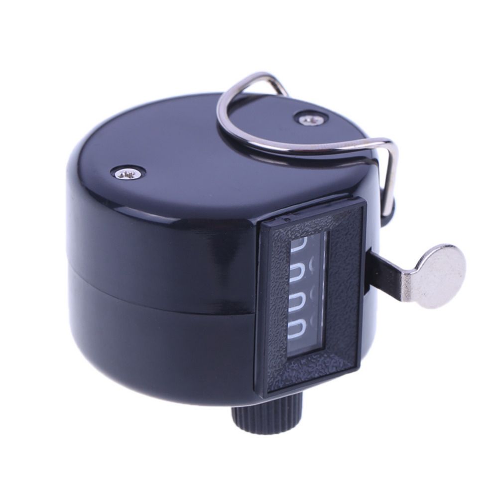 4 Digit Number Mini Hand Held Tally Counter Digital Golf Clicker Manual Training Counting Max 9999 Counter