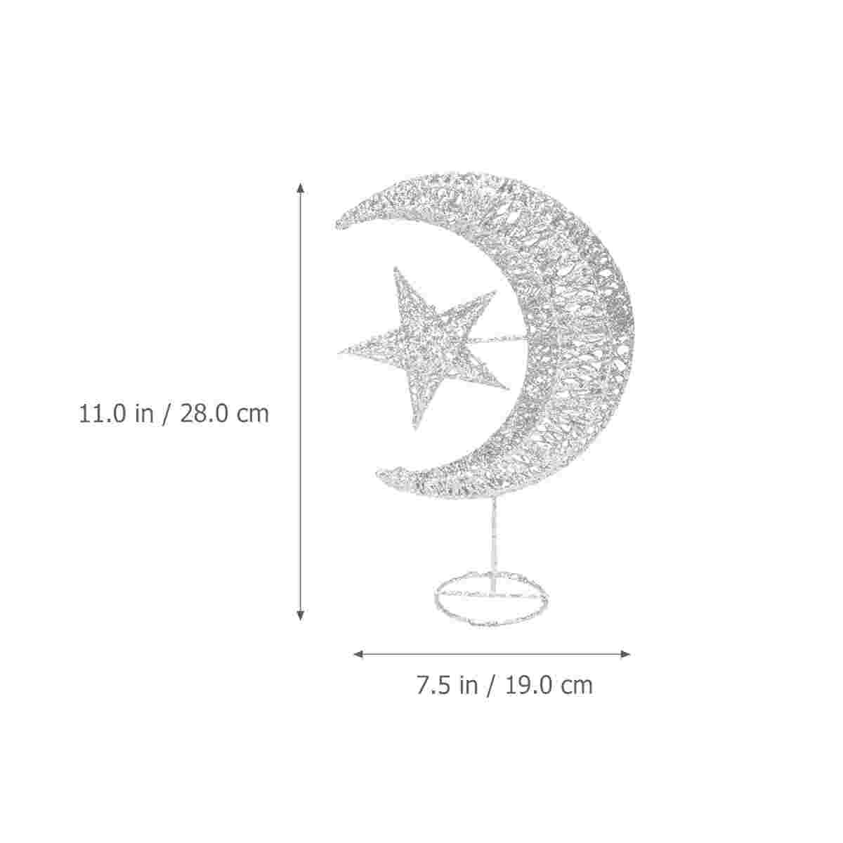 1 pc Christmas Tree Topper Star and Moon Xmas Treetop Shiny Decor Party Supplies for Home Shop