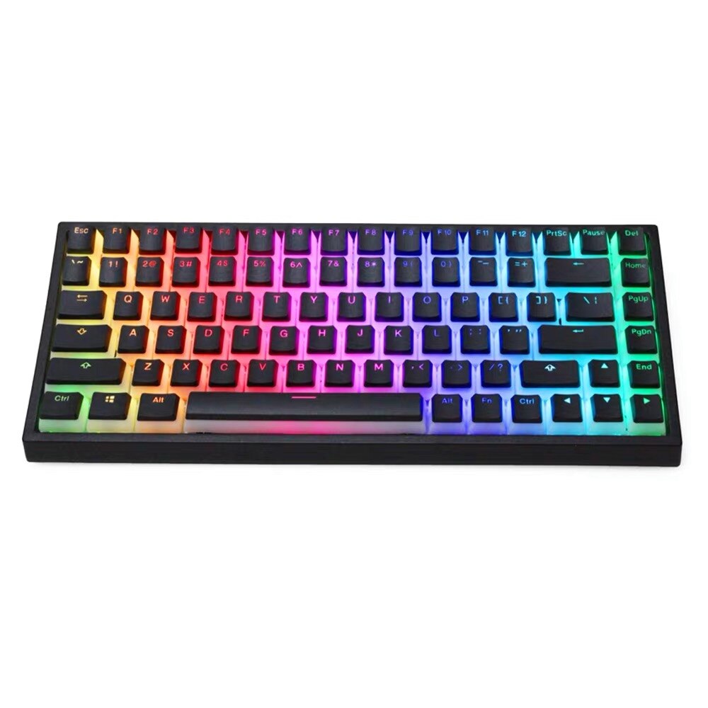 Teclas PBT OEM Pudding para Teclado mecánico de videojuegos, miniteclado transparente ISO, 154 teclas, francés/español