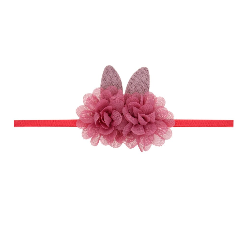 1 Pieces Baby Headband Rabbit Ear Bowknot Toddler Infant Kids Hair Accessories Girl Newborn Bows Bandage Turban Tiara: 3