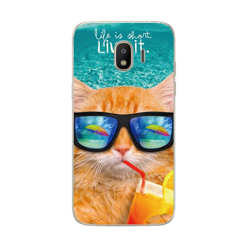 Coques de téléphone en tpu pour samsung galaxy  j2 , coque arrière en silicone pour samsung galaxy  j2 sm-j250f