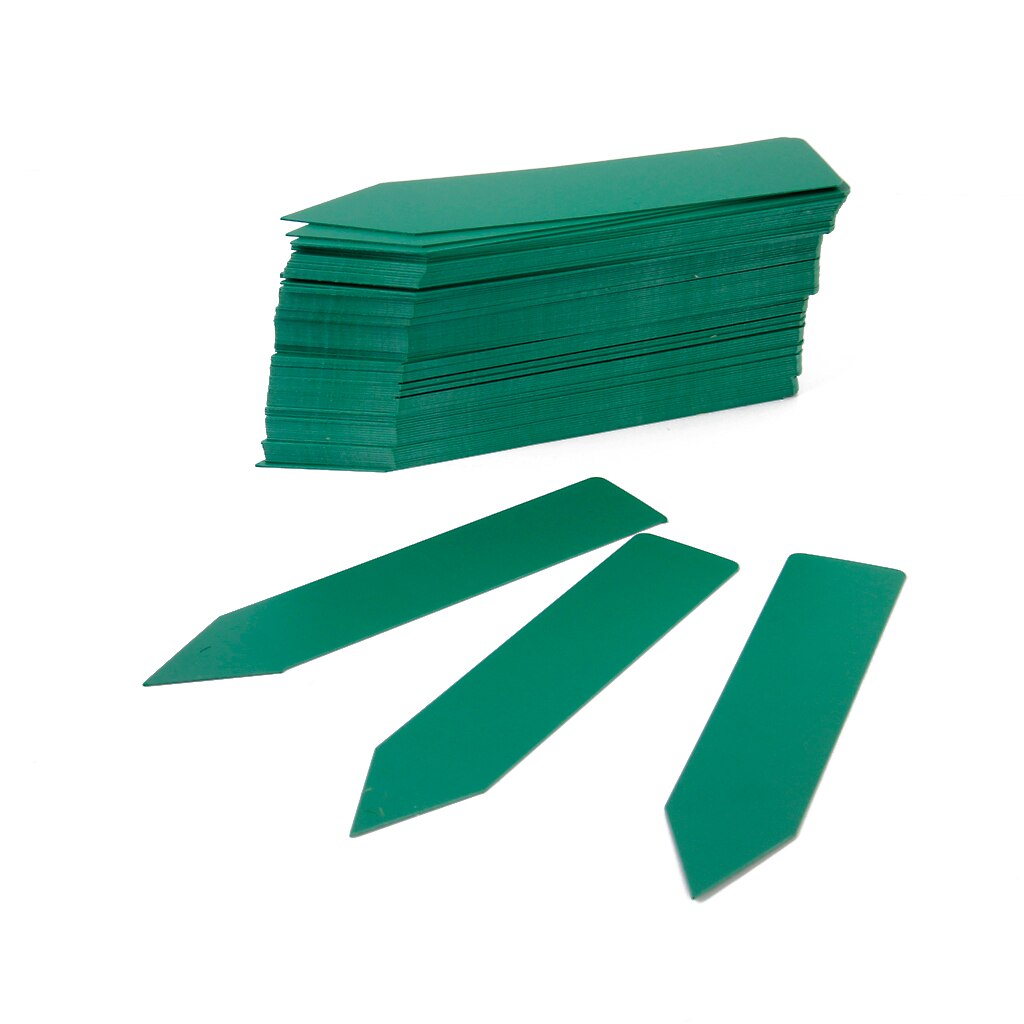 Paquete de 100 etiquetas de vivero de plantas de 4 pulgadas marcador de recipiente etiquetas de participación de jardinería reutilizables e impermeables para plantas