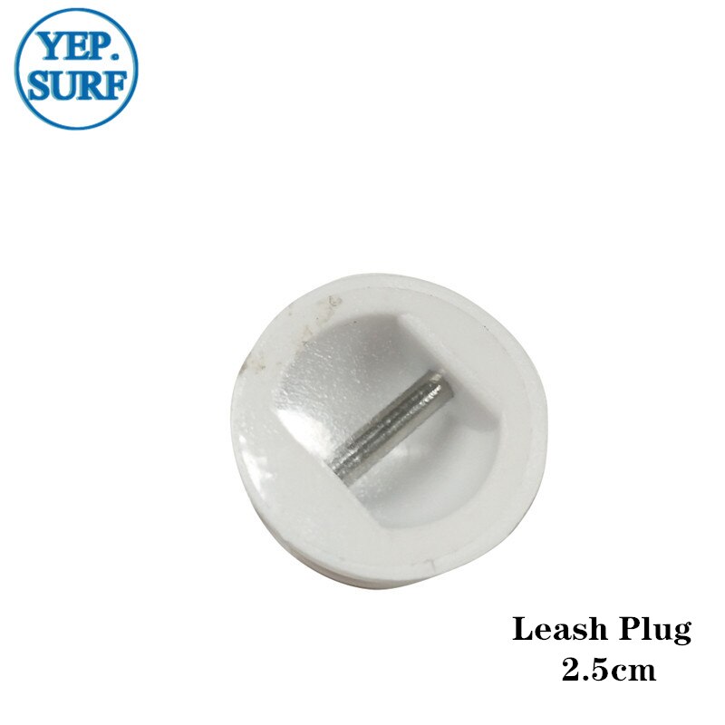 Leash Plug Black or White 2.5cm/ 3.0cm Plastic Surfboard leash Plugs 10pcs per set