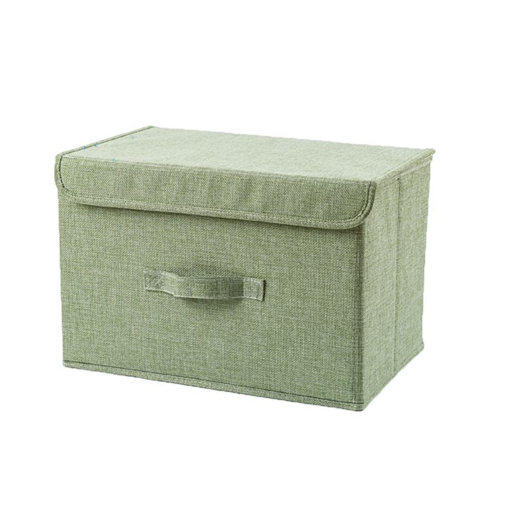 Foldable Clothing Underwear Socks Storage Container Home Wardrobe Organizer Storage Box organizador armario коробка для хранения: Green / S