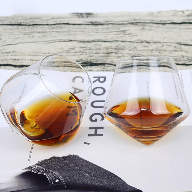 Uregelmessig whisky vin glass tumbler ned bar glass drikkevarer til whisky vin vodka bar klubb øl vinglass