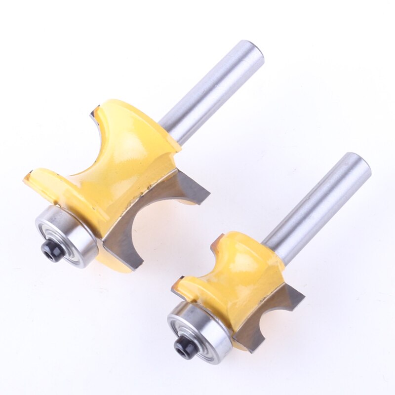 1Pc 8mm Shank Bullnose Router Bit Set C3 Carbide Tipped Woodworking cutter
