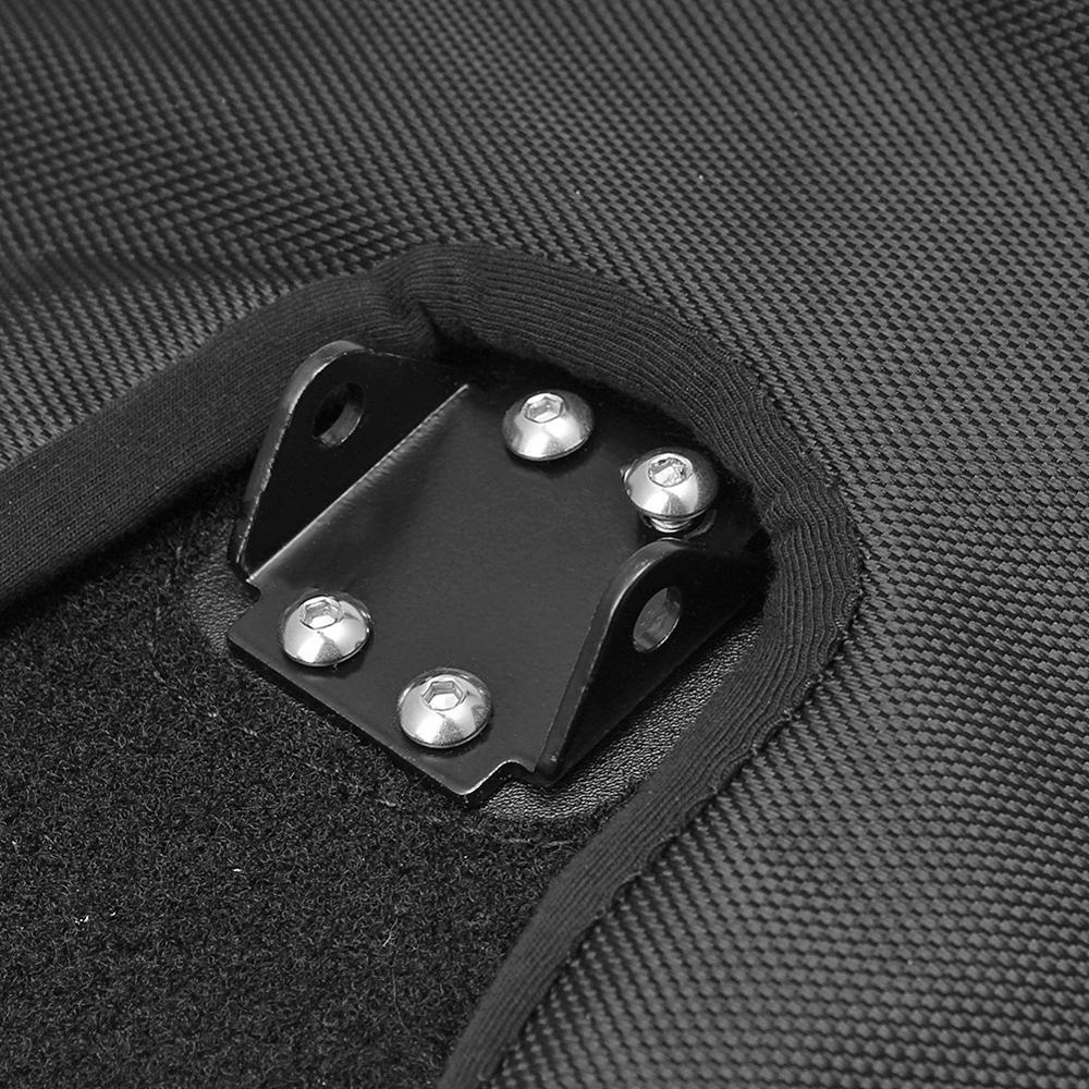 Cafe Racer Motorcycle Universal Passenger Sissy Bar Cushion Backrest Pillion Pad Fit For Harley Touring Road Glide