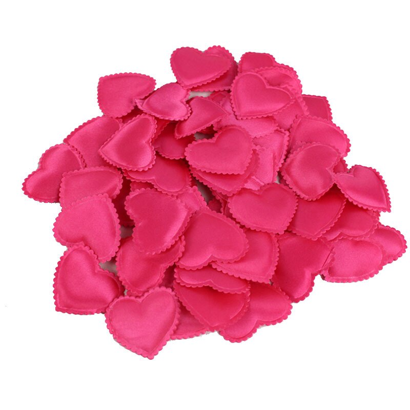 100pcs/bag 2cm Heart Shape Wedding Decorations Sponge Petals Wedding Room Valentine's Day Decoration