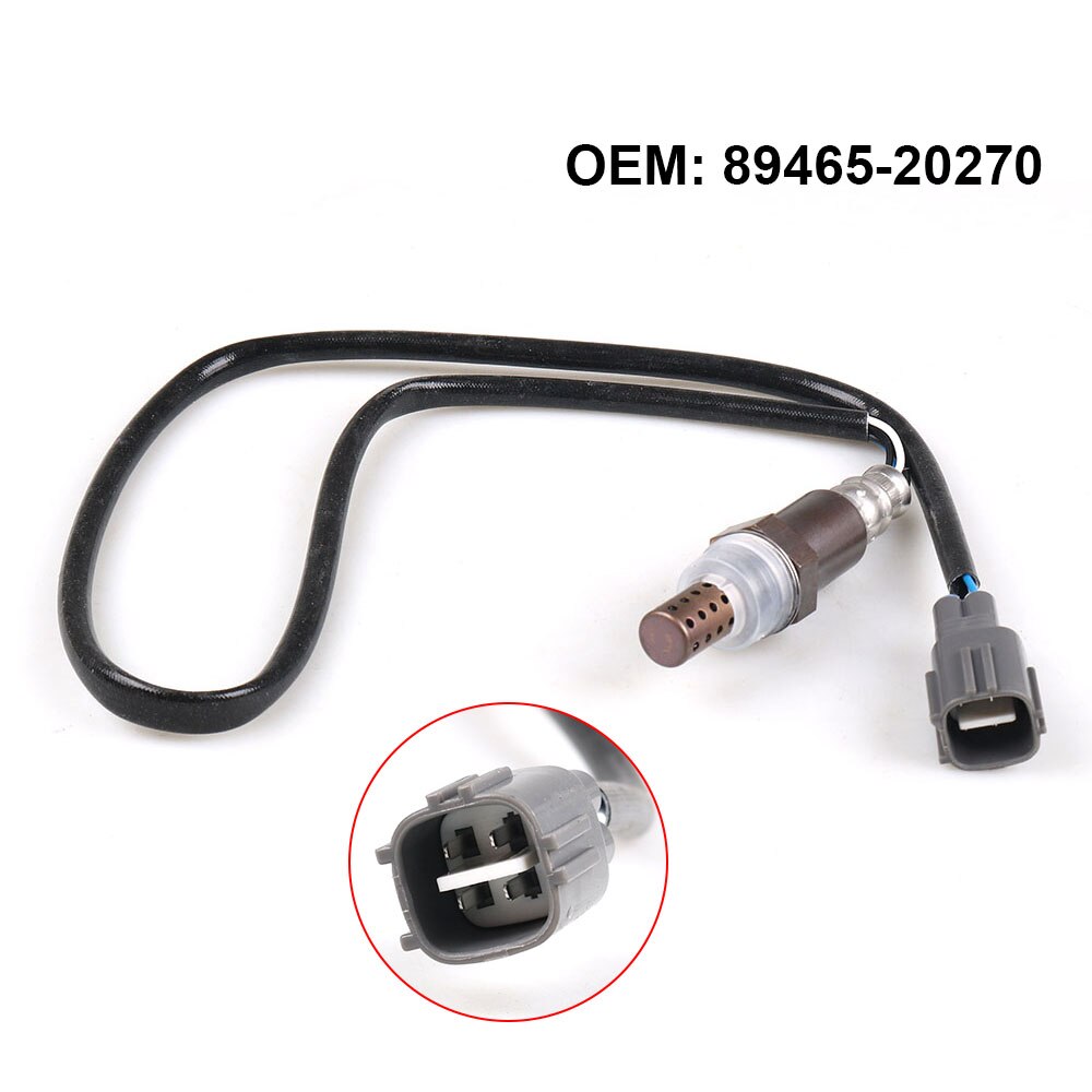 2&#39;&#39; 52mm Smoke Air Fuel Ratio Gauge Narrowband O2 Oxygen Sensor For Toyota RAV4 CARINA CALDINA CAMRY OEM:89465-20270