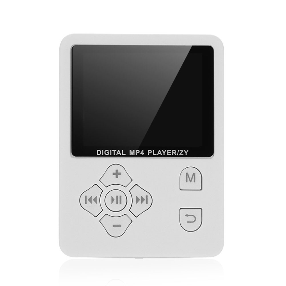 1.8 Inch Kleurenscherm Ultradunne MP4 Speler Ondersteuning 32G Tf Card Draagbare Hifi Muziekspeler: white cross keys