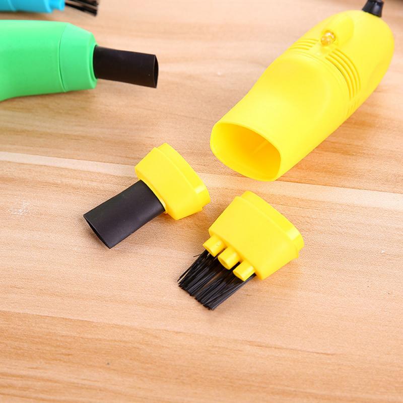 Mini aspirador de teclado para ordenador, portátil, MacBook, PC, soplador de aire USB, elimina el polvo, cepillo, accesorios de escritorio