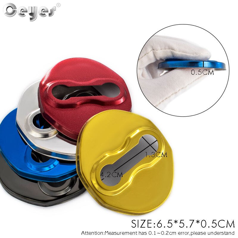 Ceyes Oem Stickers Lock Covers Voor Mitsubishi Outlander Lancer 10 Pajero l200 l300 2 3 4 Asx Auto Styling Decor auto Accessoires