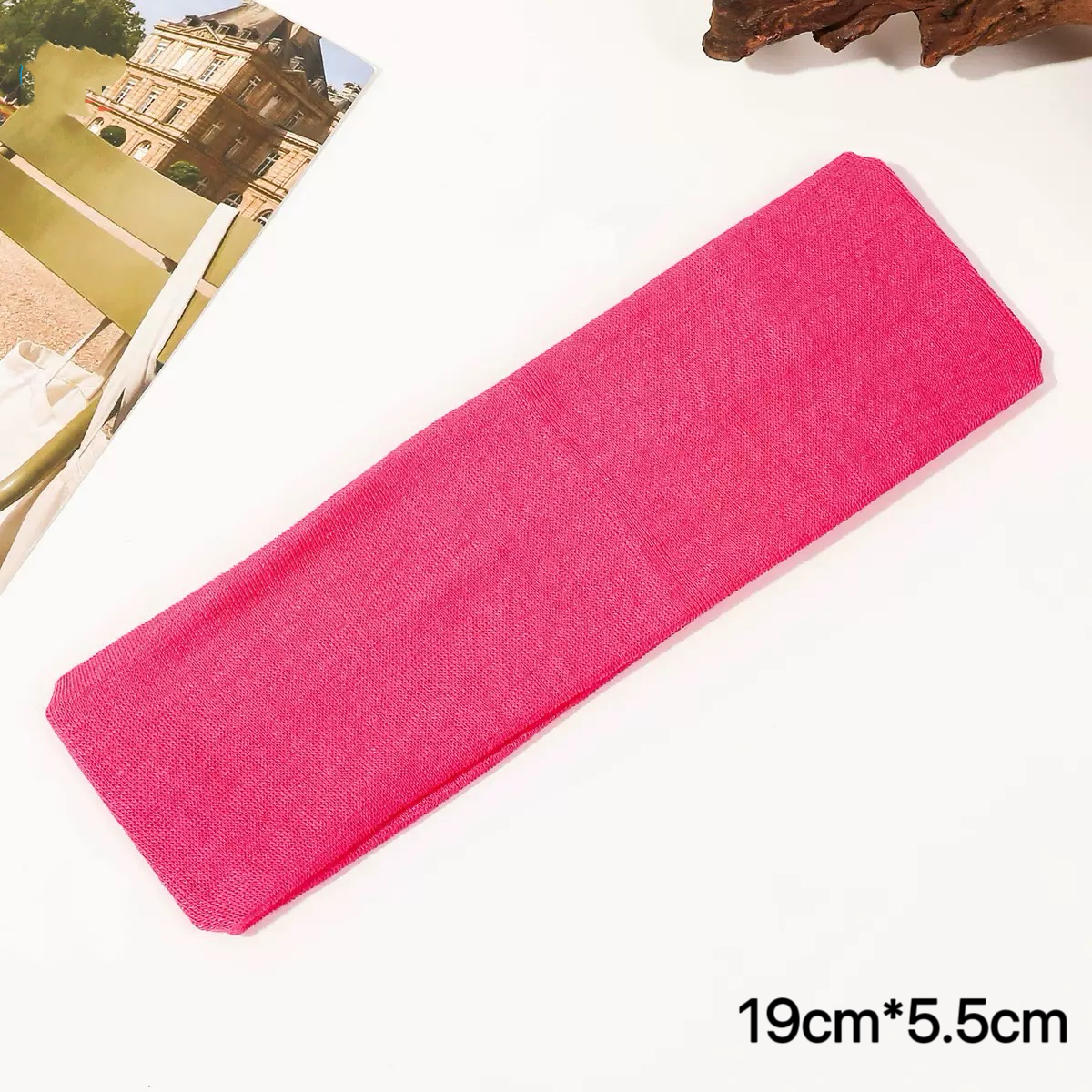 1 Stück schwarze Stirnbänder für Frauen, rutschfest, weiches Haar-Accessoire, Sterne-Kopfwickel für Frauen, Yoga, trainieren