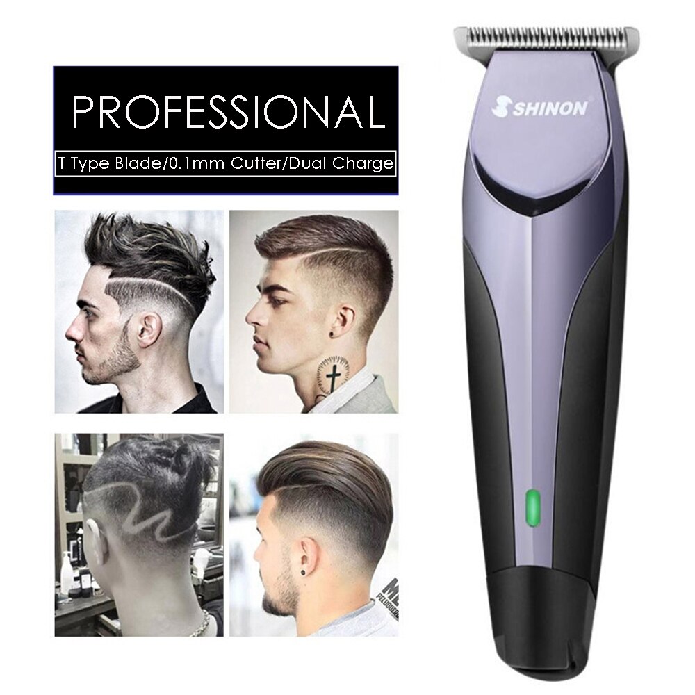 110-240V Hair Clipper Electric Hair Trimmer Beard Razor for Men Barber Bald Head 0.1mm Shaving Hair Cutting Machine